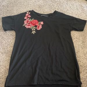 Oversized Embroidered Shirt